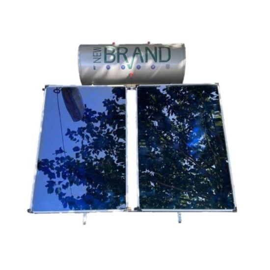 Εικόνα της ΗΛΙΑΚΟΣ ΘΕΡΜΟΣΙΦΩΝAΣ 200 ΛΙΤΡΩΝ NEWBRAND  ΜΕ ΕΠΙΦΑΝΕΙΑ ΣΥΛΛΕΚΤΗ 3 τμ  Διπλής  ενέργειας ΤΑΡΑΤΣΑ